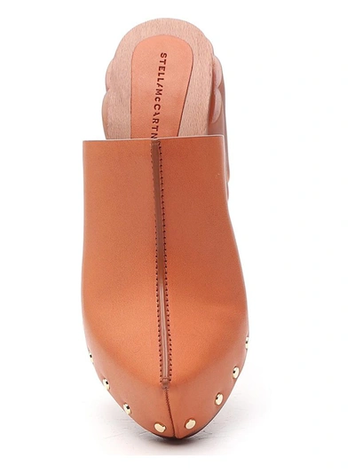 Shop Stella Mccartney Studded Block In Brown