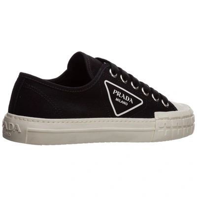 Shop Prada Wheel Lace In Black