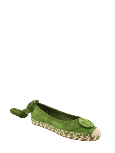 Shop Tory Burch Minnie Ankle Strap Espadrilles In Green