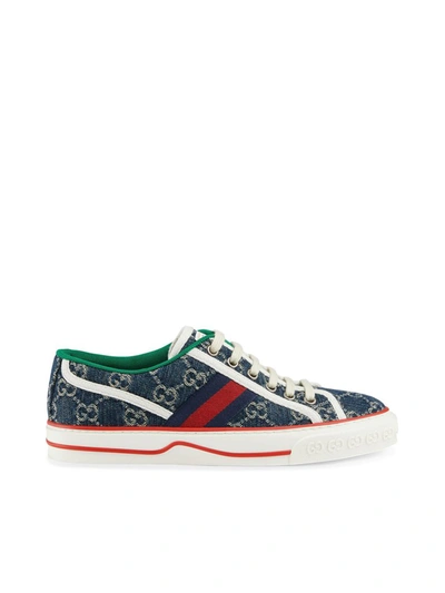 Shop Gucci Tennis 1977 Lace In Multi