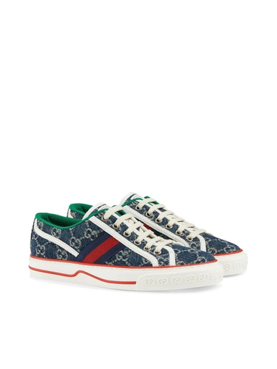 Shop Gucci Tennis 1977 Lace In Multi