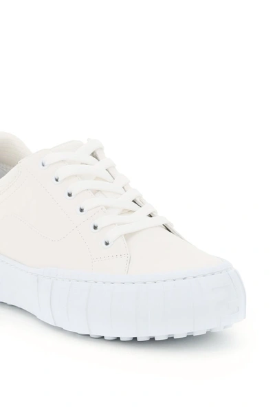Shop Fendi Force Low Top Sneakers In White