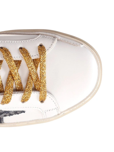 Shop Golden Goose Deluxe Brand Hi Star Sneakers In White
