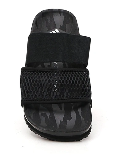 Shop Adidas By Stella Mccartney Lette Slides In Black