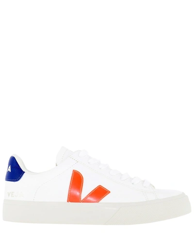 Shop Veja Campo Chromefree Sneakers In White