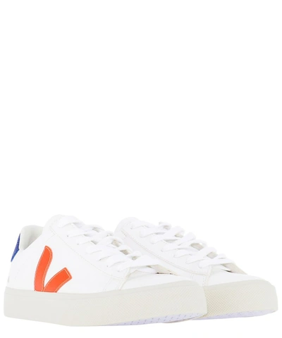 Shop Veja Campo Chromefree Sneakers In White