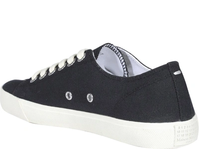 Shop Maison Margiela Tabi Low In Black