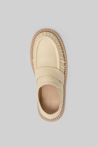 Shop Marsèll Alluce Gathered Detail Loafers In Beige