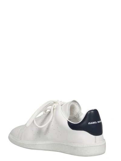 Shop Isabel Marant Logo Print Sneakers In White