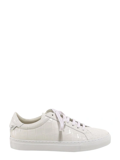 Shop Givenchy Urban Street Embossed Sneakers In White