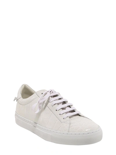 Shop Givenchy Urban Street Embossed Sneakers In White