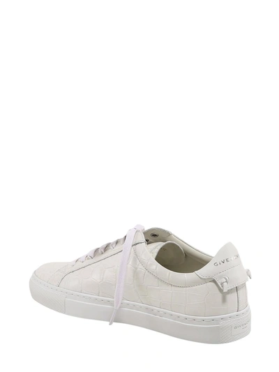 Shop Givenchy Urban Street Embossed Sneakers In White