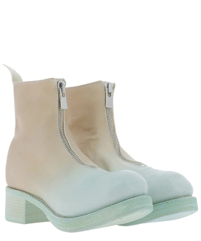 Shop Guidi Gradient Front Zip Boots In Multi