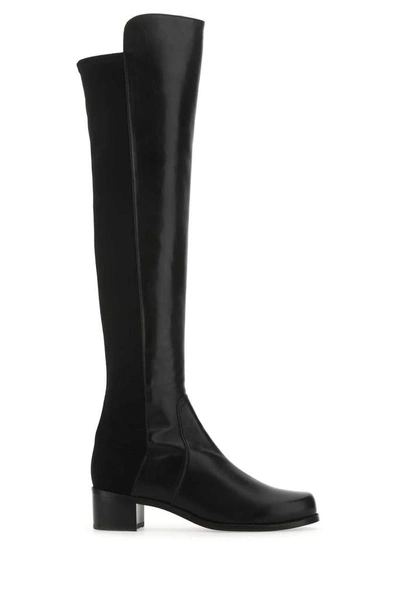 Shop Stuart Weitzman The Reserve Knee In Black