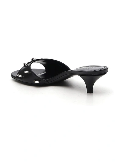 Shop Givenchy Ring Studded Sandals In Black