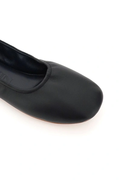 Shop Lanvin Ballerina Flats In Black