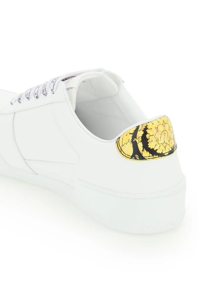 Shop Versace Ilus Low In White