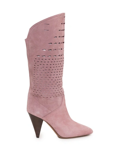 Shop Isabel Marant Lurrey Boots In Pink