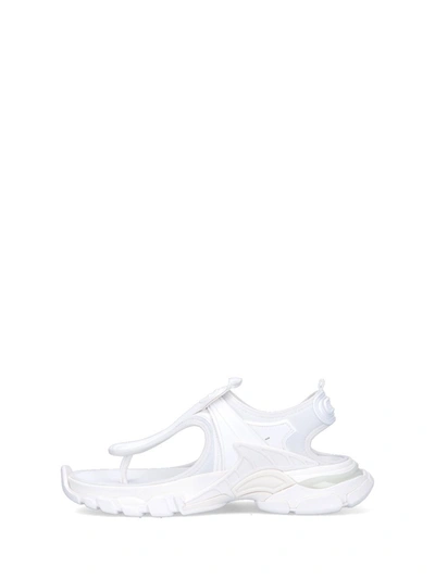 Shop Balenciaga Track Thong Sandals In White