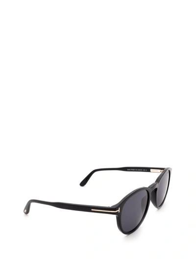 Shop Tom Ford Eyewear Round Frame Sunglasses In Black