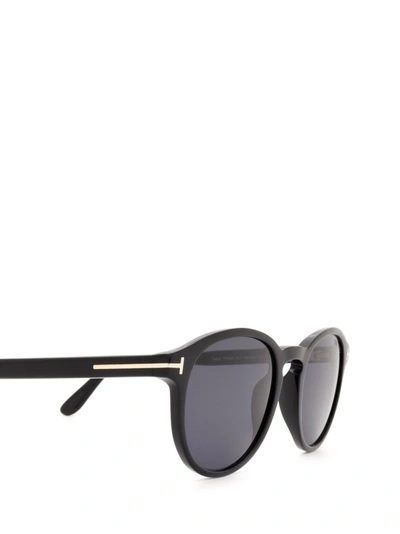 Shop Tom Ford Eyewear Round Frame Sunglasses In Black