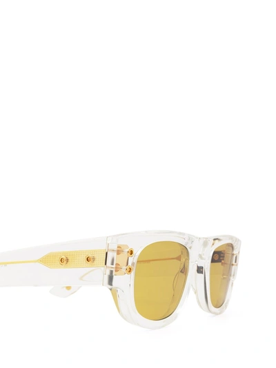 Shop Dita Eyewear Muskel Sunglasses In Transparent