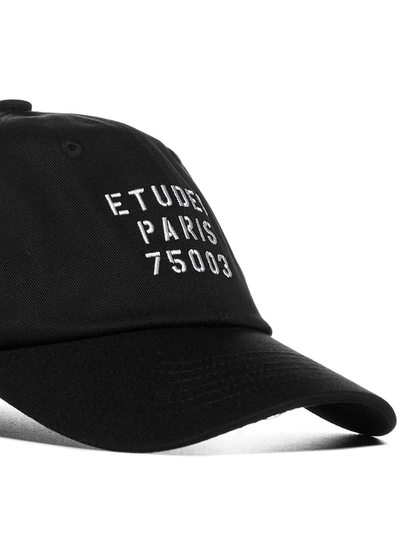 Shop Etudes Studio Etudes Logo Embroidered Baseball Cap In Black