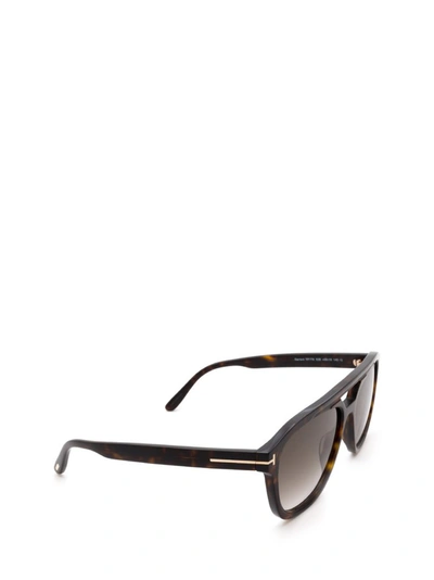 Shop Tom Ford Eyewear Gerrard Sunglasses In Brown