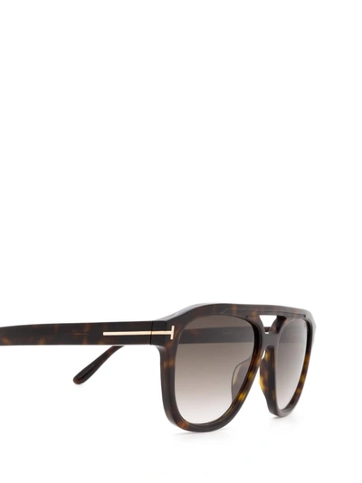 Shop Tom Ford Eyewear Gerrard Sunglasses In Brown