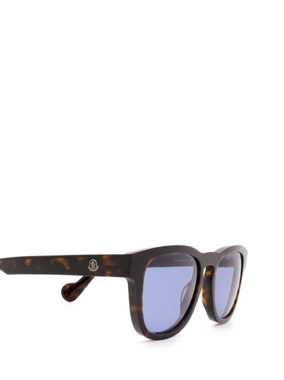Shop Moncler Eyewear Square Frame Sunglasses In Brown