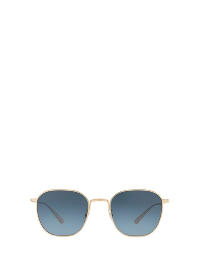 Shop Oliver Peoples X The Row Board Meeting 2 Sunglasses In Gold