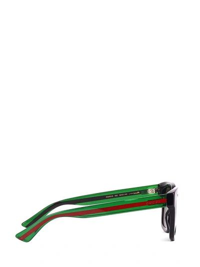 Shop Gucci Eyewear Square Frame Sunglasses In Black