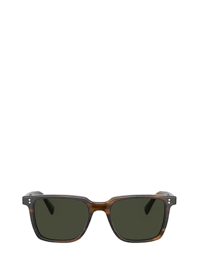 Shop Oliver Peoples Lachman Sunglasses In Brown