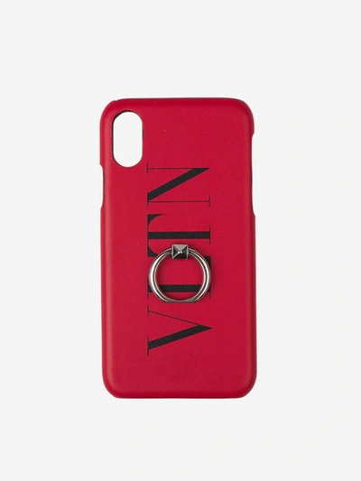 Shop Valentino Vltn Ring Iphone X/xs Case In Pink