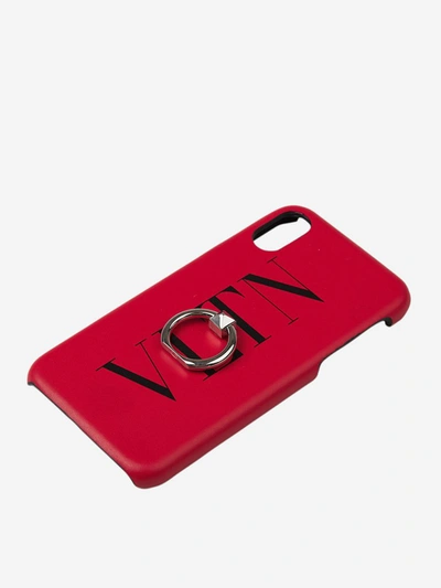 Shop Valentino Vltn Ring Iphone X/xs Case In Pink