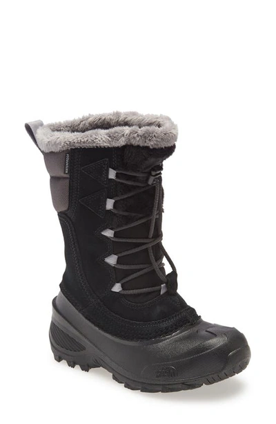 Shop The North Face Shellista Iv Waterproof Insulated Boot In Black/ Grey