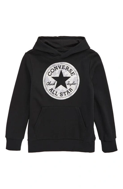 Shop Converse Chuck Taylor All Star Camo Fleece Hoodie In Black