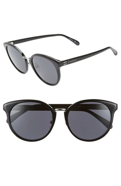 Shop Givenchy 55mm Special Fit Gradient Sunglasses In Black