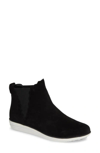 Shop Aetrex Alanna Slip-on High Top Sneaker In Black Suede