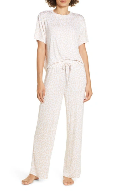 Shop Honeydew Intimates All American Pajamas In Cinder Leopard