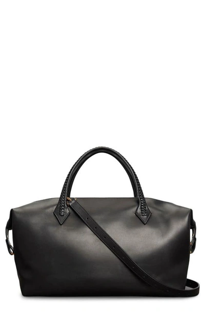 Shop Metier Perriand City Leather Duffel Bag In Black
