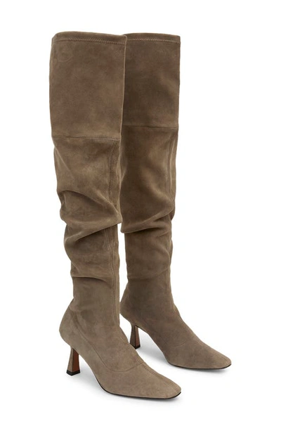 Shop Lafayette 148 Pia Over The Knee Boot In Portobello