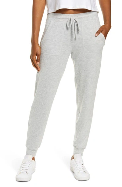 Shop Alo Yoga Soho Sweatpants In Athletic Grey Heather