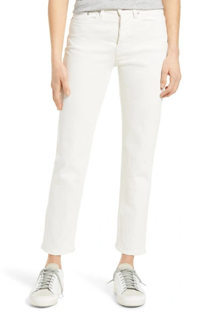 Shop Jeanerica Classic Straight Leg Jeans In Natural White