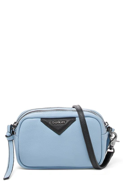 Shop Botkier Allen Leather Crossbody Camera Bag In Bright Blue