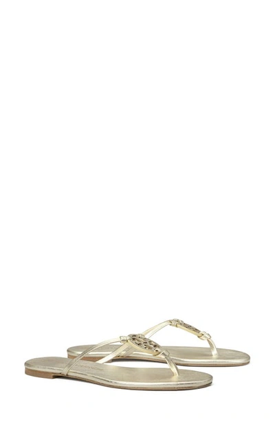 Shop Tory Burch Miller Knotted Sandal In Spark Gold/spark Gold