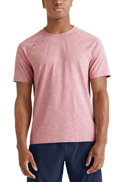 Shop Rhone Reign Training T-shirt In Pink Space Dye