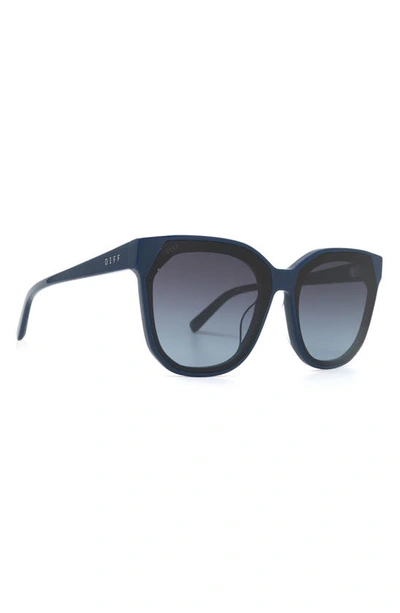 Shop Diff Gia 59mm Oversize Cat Eye Sunglasses In Poseidon/ Blue Gradient