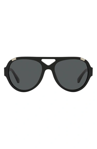 Tory Burch Kira 55mm Pilot Sunglasses - ShopStyle