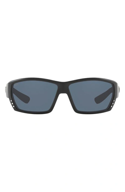 Shop Costa Del Mar 62mm Polarized Sunglasses In Black